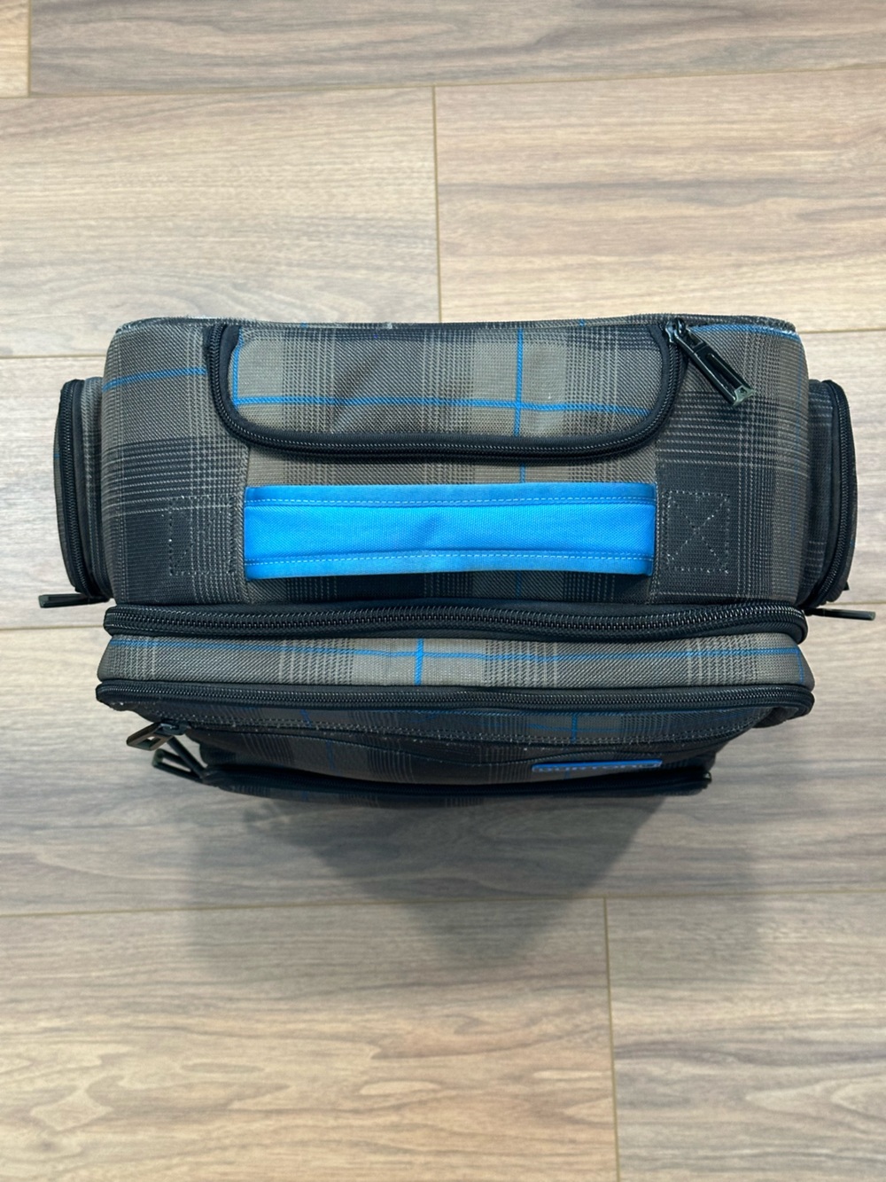 Burton Wheelie Flight Deck Carry-On Bag in Plaid - Picture 6 of 12